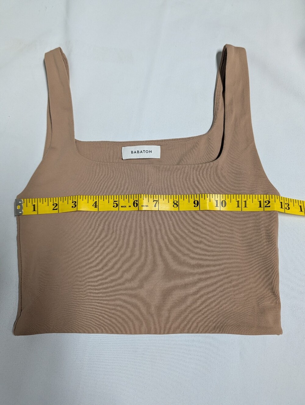 Aritzia Babaton Sculpt Knit Squareneck Cropped Tank Size Small - Picture 5 of 6